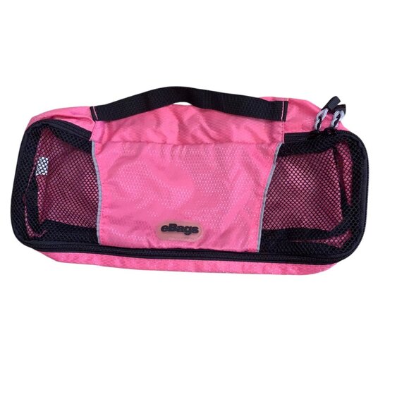 eBags Pink Packing Cubes Set Of 3 S, M & L Mesh Panels Organized Travel Storage - Picture 6 of 7